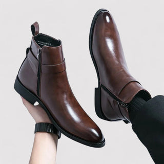 Herren Hoch-Geschnitten Winter Boots | Glänzend