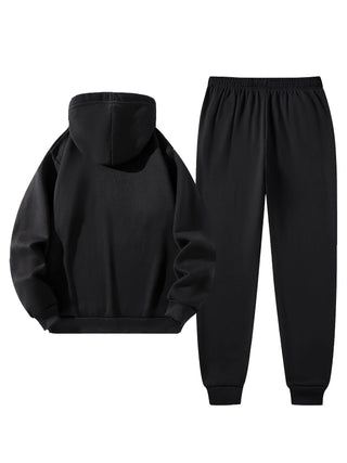 Herren-Kapuzenpullover und Jogginghose | Zweiteilig