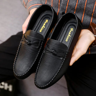 MoccaMen Loafers Herren Schuhe 2023 Modische Bequeme Slip-On-Mokassins Lederschuhe für Herren Freizeit-Schuhe