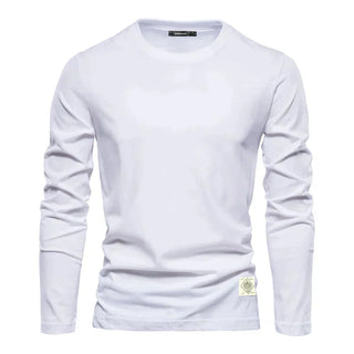 Herren Langarmshirt mit Rundhalsausschnitt | Klassisch