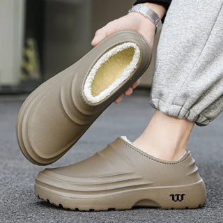 Herren Winter Wasserdichte Hausschuhe | Warme