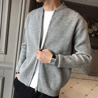 Herrenpullover mit Reißverschluss HerbstHarmonie