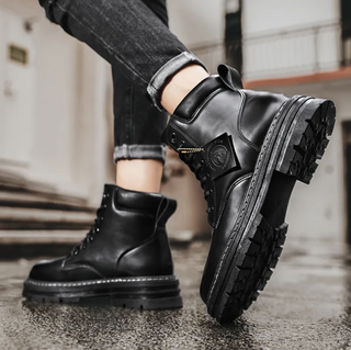 Stylische Hochgeschnittene Herren-Stiefeletten | Bequeme