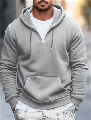 Lässiger Herren-Kapuzenpulli | Mit Tasche