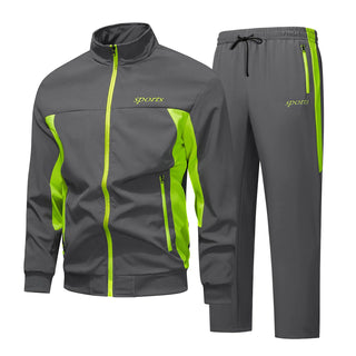 Stylisches Zweiteiliges Trainingsanzug-set Für Herren | Schlanke Passform