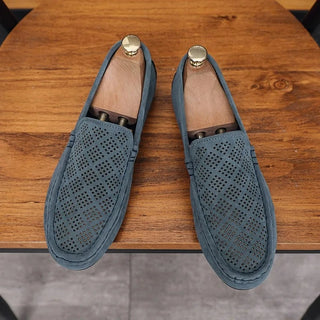 Men Breathable Hollow Casual Men Shoes Summer New Loafers Men Business Shoes Designer Loafers Shoe