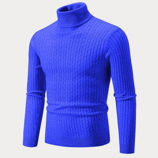 Warmer Rollkragenpullover für Herren | Tailliert