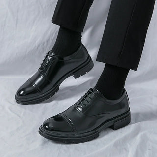 Luxus Oxford Elegante Schuhe für Herren | Braun und Schwarz