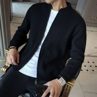 Herrenpullover mit Reißverschluss HerbstHarmonie