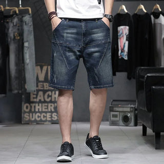 BoldFit Herren Denim Shorts