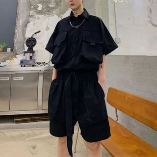 TrendGear Herren Lässige Cargo-Overalls
