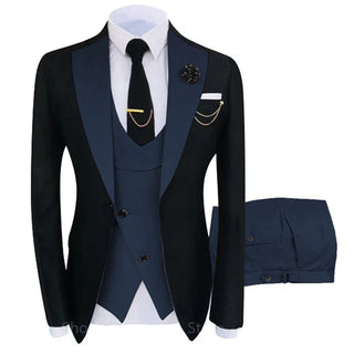 Herren Klassisch Slim Fit Hochzeitsgast Anzug | Dreiteilig