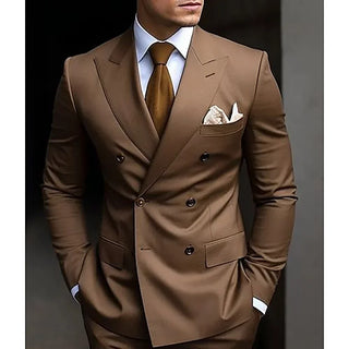 Herren Slim Fit Stilvoll Hochzeitsgast Anzug | Zweiteilig