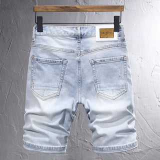 Herren Jahrgang Sommer Kurz Hose | Hellblau