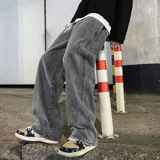 Weite Baggy Jeans mit geradem Schnitt für Herren | Modisch