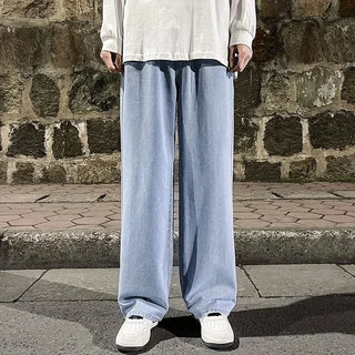 Weite Baggy Jeans mit hohem Bund für Herren | Lässig