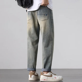Lässige Baggy Jeans mit geradem Schnitt für Herren | Funktional