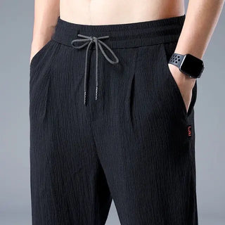 UrbanFlex Eis Seide Leinen Hosen
