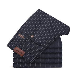 RegalThreads Streifen-Luxusanzughose für Herren