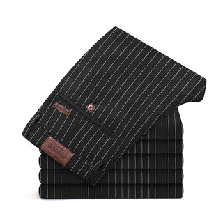RegalThreads Streifen-Luxusanzughose für Herren