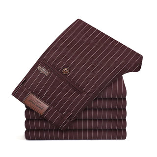 RegalThreads Streifen-Luxusanzughose für Herren
