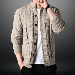 Warme Strickjacke Für Herren | Lässig