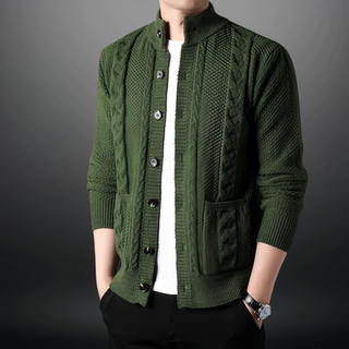 Warme Strickjacke Für Herren | Lässig