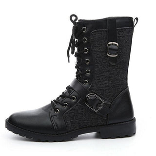 Winter Boots mit Schnürung und Schnallenverschluss | Praktisch