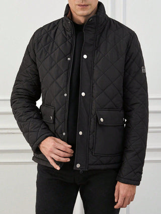 Herren Rollkragen Steppjacke | Knopf