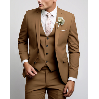 Formell 3-Teiliger Hochzeitsgast Anzug für Herren | Slim Fit