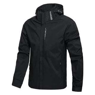 Herren Wasserdichte Kapuzen Regenjacke | Atmungsaktiv