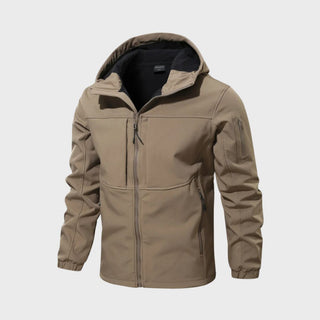 Herren Softshell-Jacke mit Reißverschluss | Kapuze