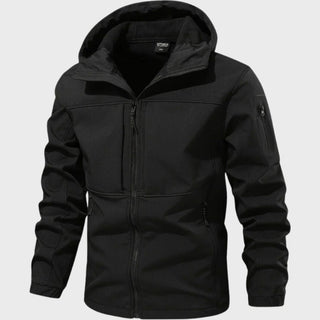 Herren Softshell-Jacke mit Reißverschluss | Kapuze