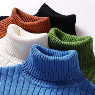Rollkragenpullover Mit Langen Ärmeln Für Herren | Warm