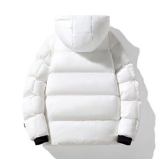 Herren Glänzende Gesteppte Regenjacke | Winter