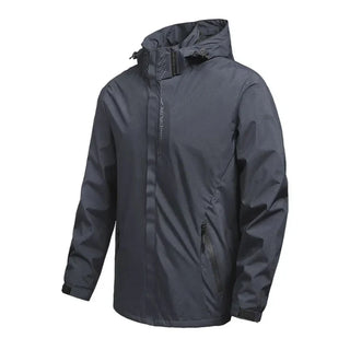 Herren Wasserdichte Kapuzen Regenjacke | Atmungsaktiv