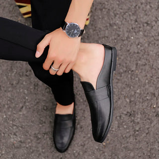 Herren Schwarze Schuhe | Slip On