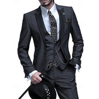 Herren Hochzeitsgast Anzug | Blazer, Weste und Hose