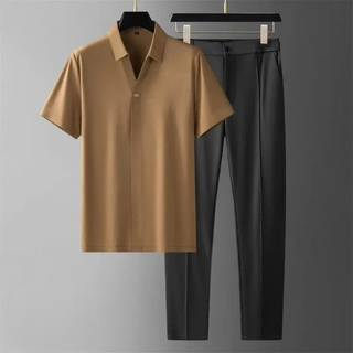 Herren Sommer Zweiteiler Set | Polo und Hose