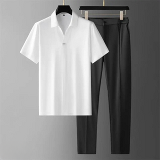 Herren Sommer Zweiteiler Set | Polo und Hose