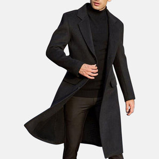 Langer Warmer Trenchcoat Für Herren | Klassisch
