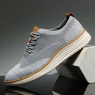 Kai - Lässige Herren-Schnürschuhe aus gestricktem Material