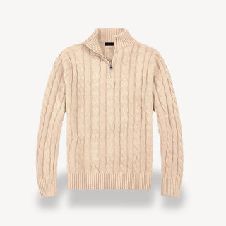Herren-Pullover mit Halbem Reißverschluss | Warm