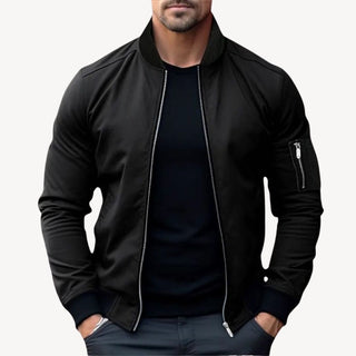 Herren Bomberjacke mit Reißverschluss | Klassisch