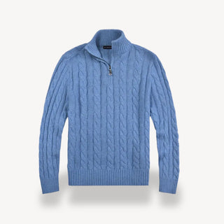 Herren-Pullover mit Halbem Reißverschluss | Warm