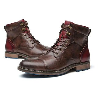 Oxford-Stiefel für Herren | Braun