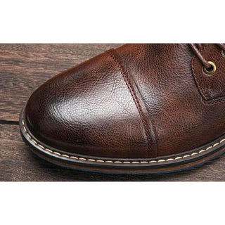 Oxford-Stiefel für Herren | Braun