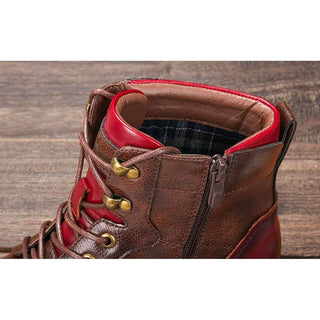 Oxford-Stiefel für Herren | Braun