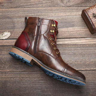 Oxford-Stiefel für Herren | Braun