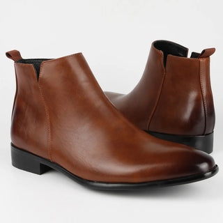 Retro-Stiefeletten für Herren | Verschluss mit Reißverschluss